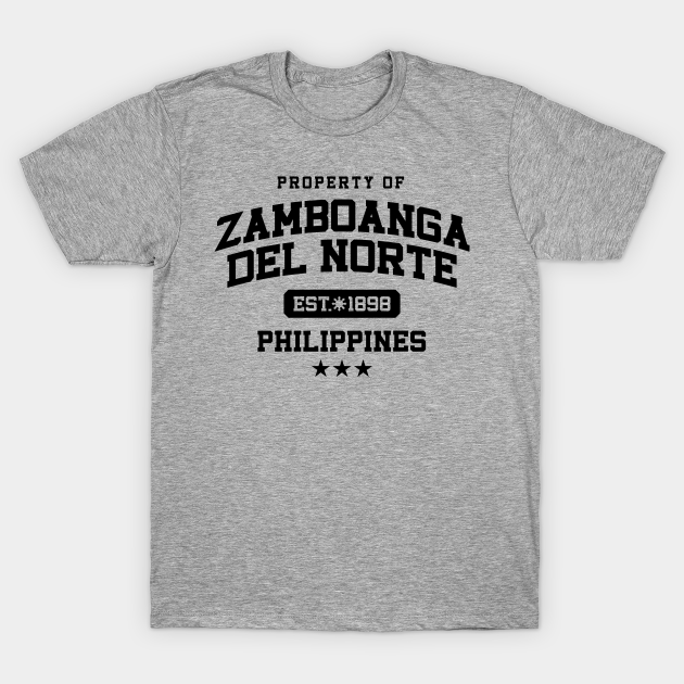 Zamboanga del Norte Property of the Philippines Shirt Pinoy T